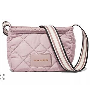 Marc Jacobs Mauve Pink Quilted Crossbody Bag